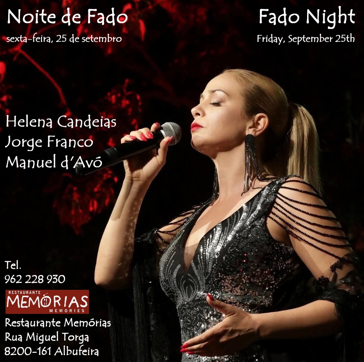 noite de fado no restaurante memórias